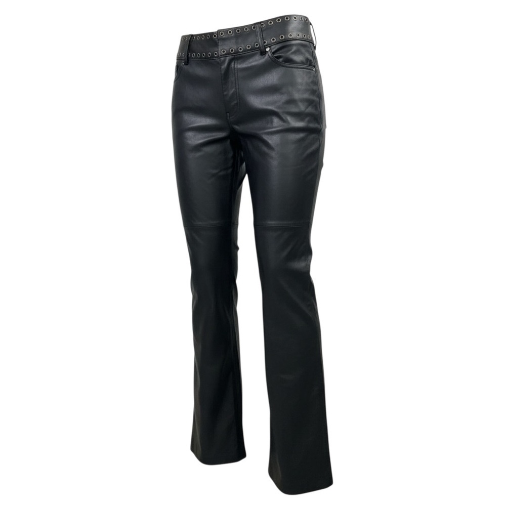 Vintage Kelli Kouri Leather 90s Genuine Lamb Strap Buckle Moto Rockstar NWT